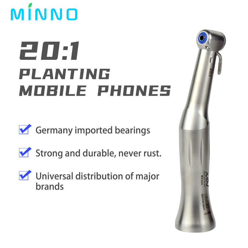 CA-520-2 Ręcznik chirurgiczny 20/1 Implant przeciwwyraźny kąt zewnętrzny Spray wodny Ręcznik o niskiej prędkości bez kolorów LED