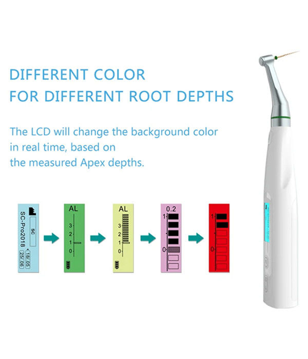 Dental Wireless Root Canal Endodontic C-Smart Mini AP Endo Motor With Apex Locator 2 w 1 Low Speed Micro Surgery Motor