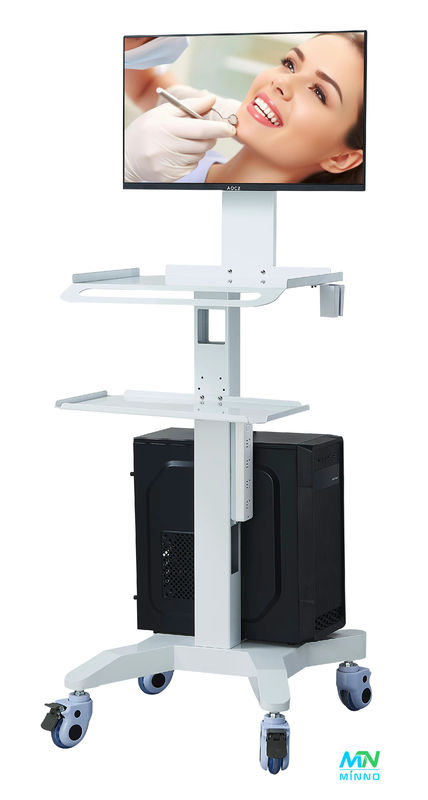 Podstawa samochodu medycznego Sprzęt stomatologiczny Silent Wheel Oral 3D Scanner Holder Host Mobile Cart With Brake Socket Dentis