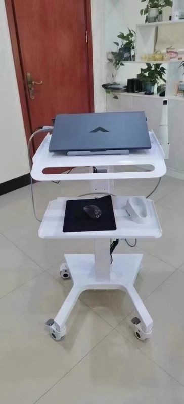 Podstawa samochodu medycznego Sprzęt stomatologiczny Silent Wheel Oral 3D Scanner Holder Host Mobile Cart With Brake Socket Dentis
