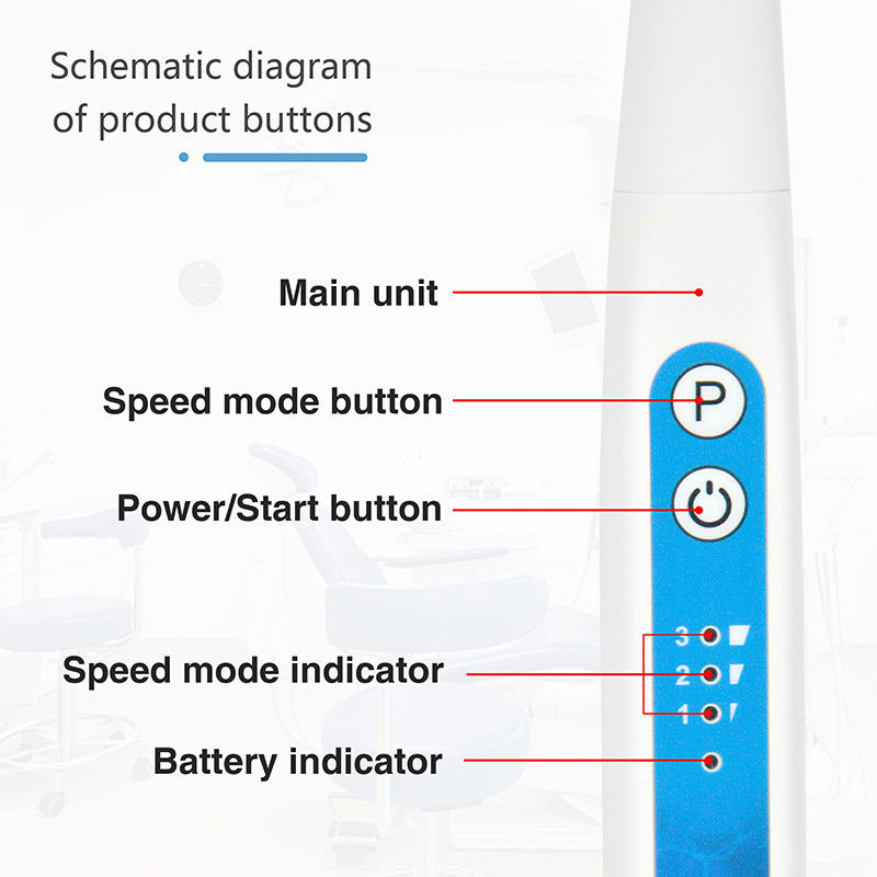 Dental Ultrasonic Endo Activator bezprzewodowy sonic irrigator do leczenia kanału korzeniowego z 5Pcs Endo plików irrigator Dental