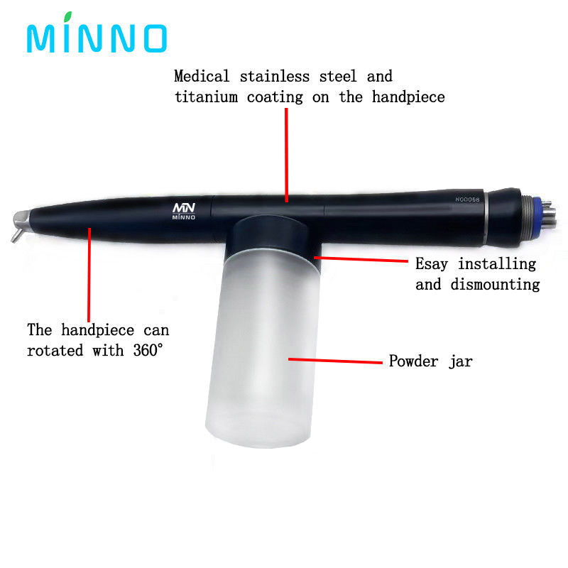Stomatologiczny oksydy aluminium Mikroblaster Poleryzacja powietrza Stomatologiczny pistolet aluminiowy Poleryzacja powietrza 2/4 dziury Zabieg stomatologiczny