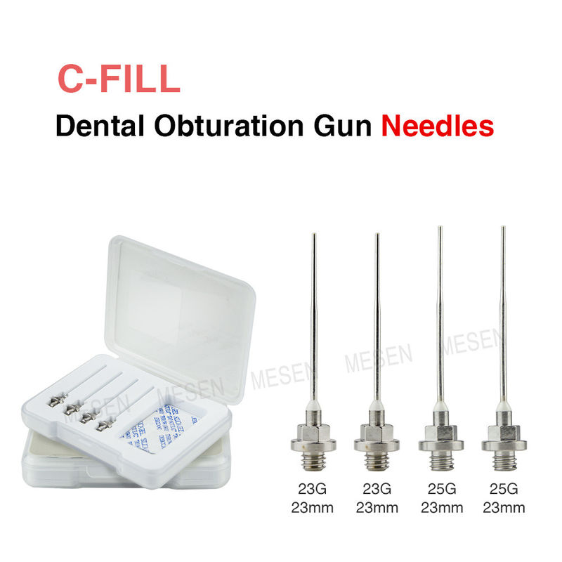C-FILL Dental Obturation Gun Needles Obturation gun needles tips 4 sztuk Wysokiej Jakości Dental Cordless Gutta Percha Obturation Gun and Pen Use Needles